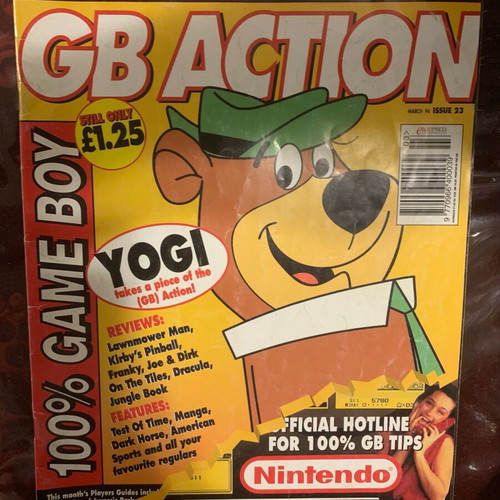 GB Action Magazine Issue 23 March 1994 used, Nintendo Game Boy