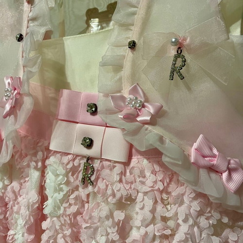 Mini Raxevsky baptism dress set with hat and bolero new