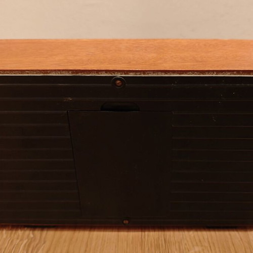Yantar table clock used, vintage from USSR 1970