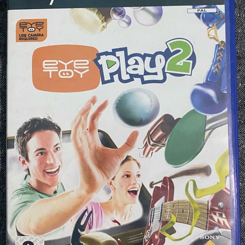 Eye Toy Play 2 used, without disc, with case and manual