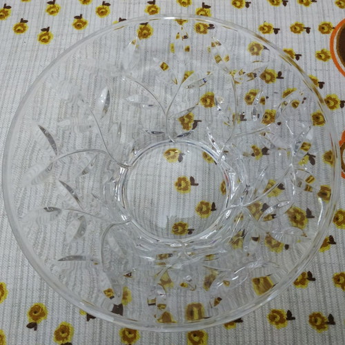 RCR crystal fruit bowl used, vintage 1980s