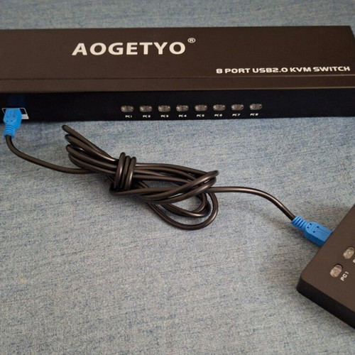 Aogetyo 8 Port USB VGA KVM Switch σαν καινούργιο