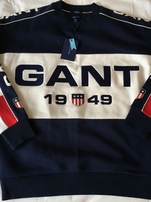 Gant sweatshirt shirt нов, oversize M, цветен