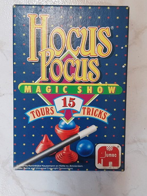 Hocus Pocus Magic Show vintage 1989 with wire puzzle game