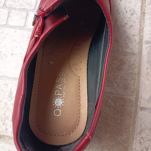 Women's Bordeaux shoes used, size 38, comfortable