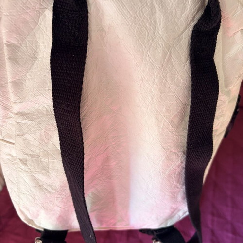 Snoopy kids backpack used, black and white