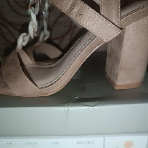 Migato beige suede sandals new, size 38