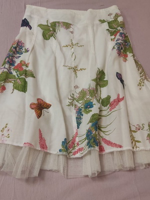 Midi skirt Francesca Borghese like new with tulle lining