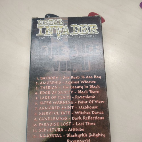 Metal Invader Fire And Ice Vol 2 VHS tape, metal genre