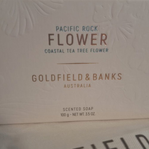 Goldfield & Banks Pacific Rock Flower scented soap new