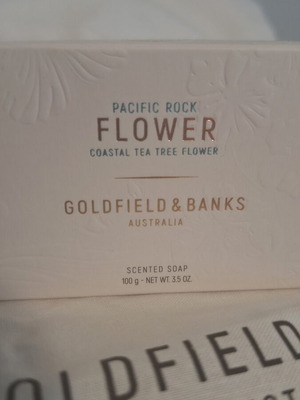 Goldfield & Banks Pacific Rock Flower scented soap new