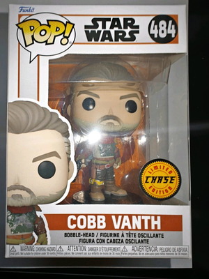 Funko Pop! Star Wars Cobb Vanth #484 Bobble-Head Chase like new