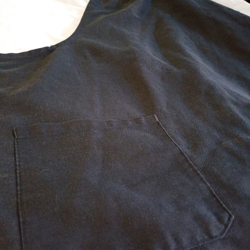 Cooking aprons used, set of two black