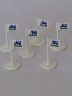 Subbuteo corner flags set of 6, like new, Premier League