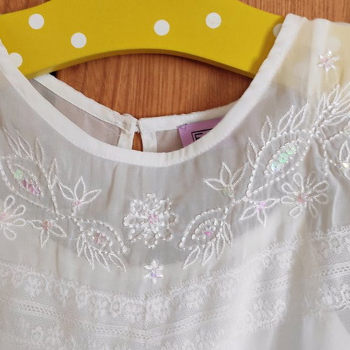 F&F T-shirt for 10-11 years girl new, white, size 140 cm