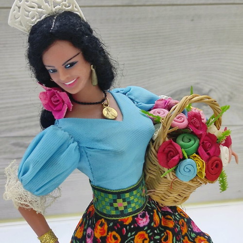 Συλλεκτική κούκλα Marín Malena Márquez καινούργια, 33cm, Ισπανίας δεκαετίας '70