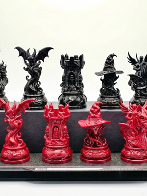 Chess pieces monsters set new condition