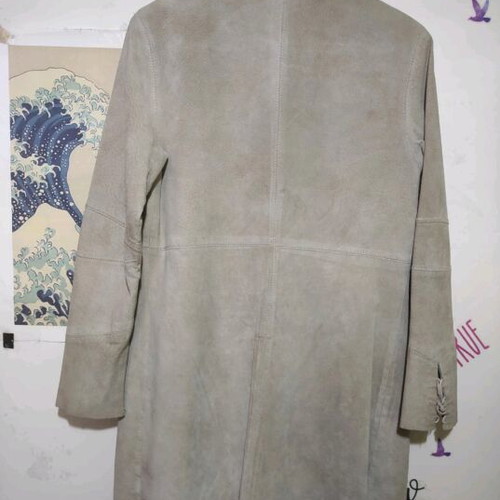 Attrattivo Long Gray/Beige Coat Like New Size M