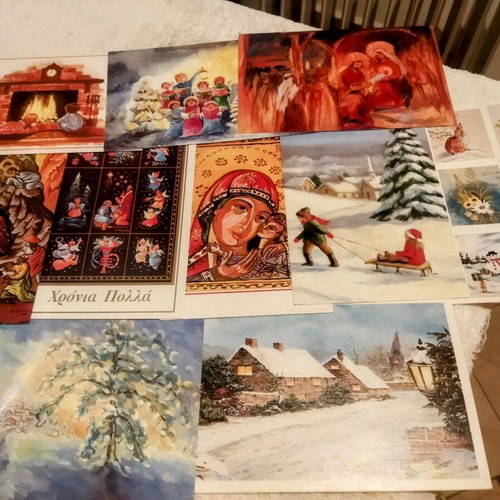 Christmas collectible cards new, pack of 9+6