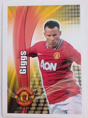 Ryan Giggs Manchester United Golden Series Champion League Players 2012 collectible card