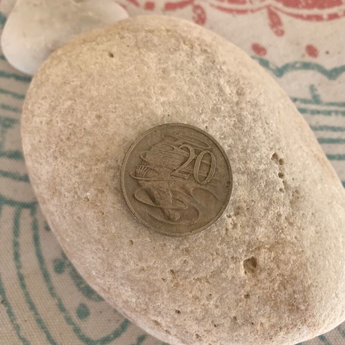Australian Coin 1972 used, authentic