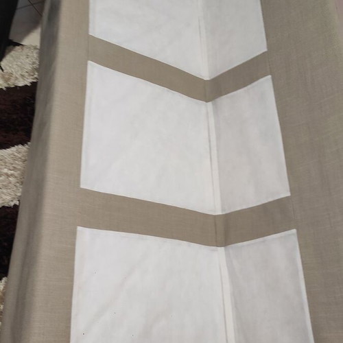 EKTORP three-seater sofa used, beige color, IKEA