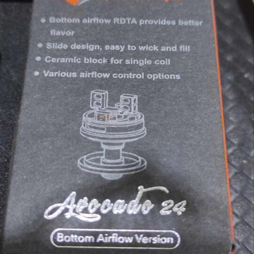 Avocado 24 RTA by Geekvape like new, black