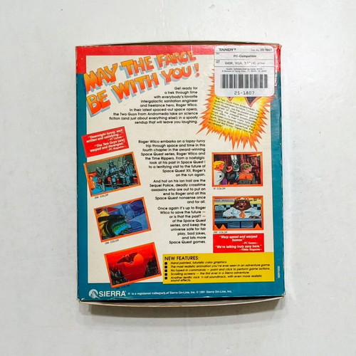 PC Space Quest IV Roger Wilco and the Time Rippers Big Box μεταχειρισμένο