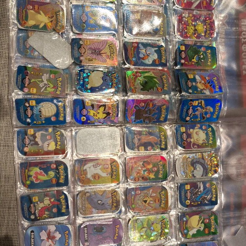Pokémon metal tags used, collection