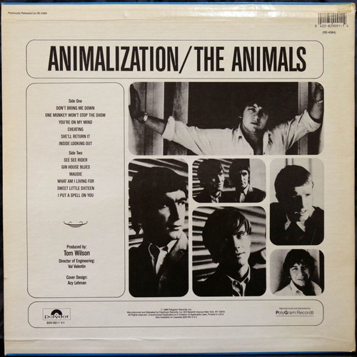 Animalization The Animals vinyl new, rock