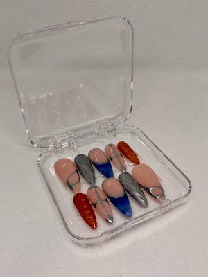 Press on nails handmade made to order