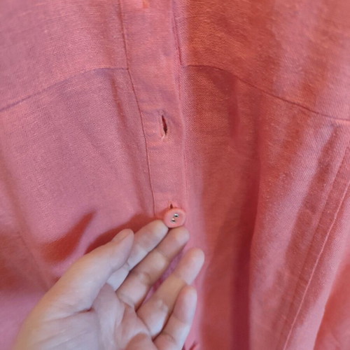 Semizie linen dress Marks & Spencer like new, coral color