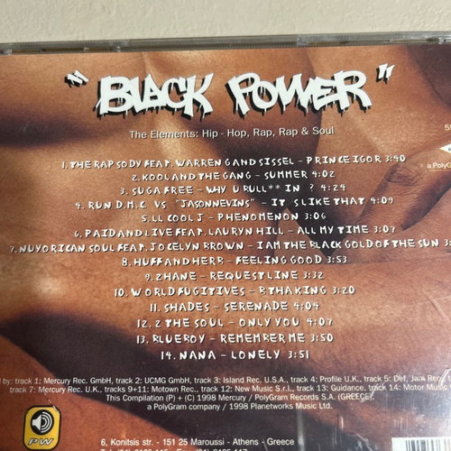 Black Power CD used, hip-hop