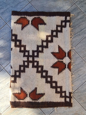 Wool woven runners like new, set of 2