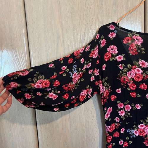 Floral dress long Stradivarius like new, size S