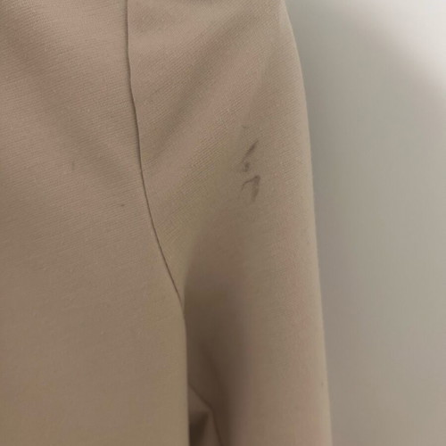 Beige mid-length jacket S/M like new, unlined