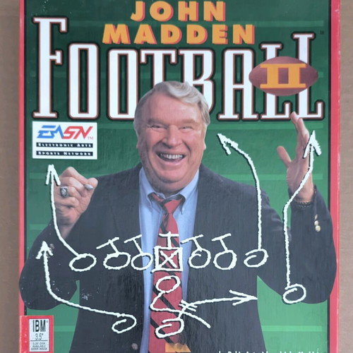 John Madden Football II PC like new, Big Box, 3.5" disks
