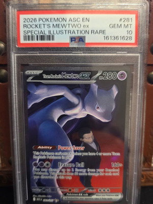 Mewtwo 281 Ascended Heroes PSA 10 Gem Mint Pokémon card