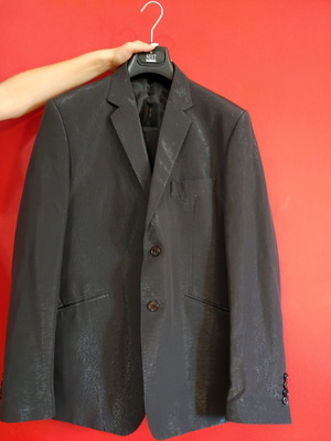 Men's suit used, size L, black