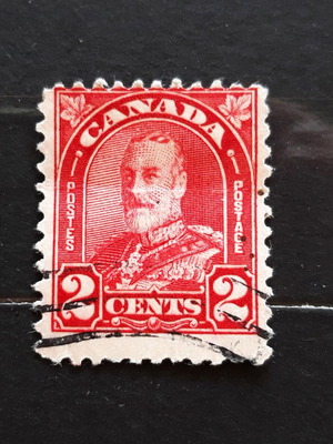 Γραμματόσημο Canada 1930 2c King George κόκκινο σαν καινούργιο