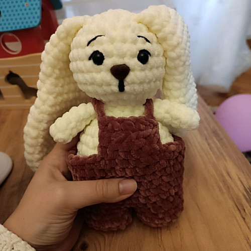 Handmade knitted amigurumi bunny new
