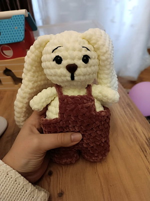 Handmade knitted amigurumi bunny new