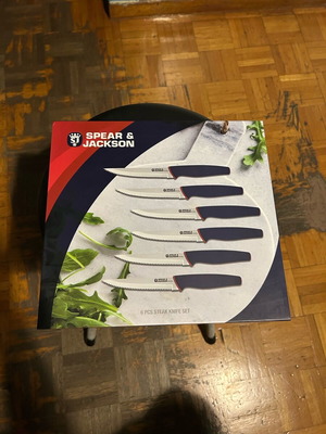 Spear & Jackson steak knife set 6 pieces in excellent condition