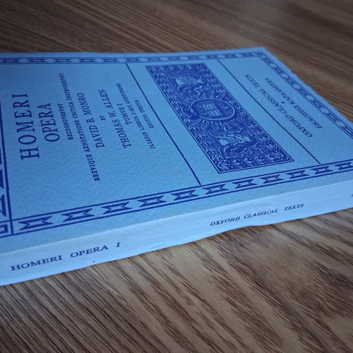 Homeri Opera Volume 1, Oxford Classical Texts