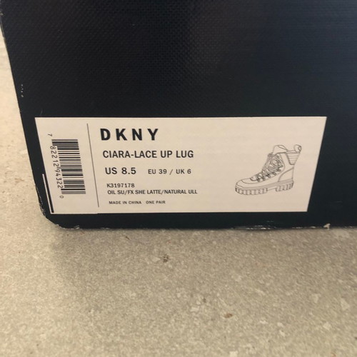 DKNY beige suede ankle boots used size 39
