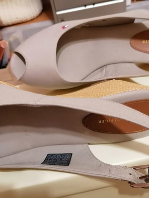 Tommy Hilfiger peep toe πλατφόρμες