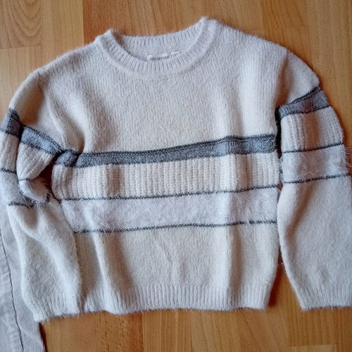 Girls' clothing set size 4-5, 110cm like new, Zara white beige