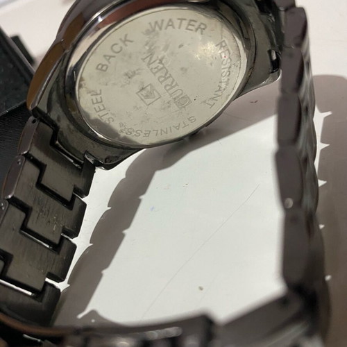 Curren men's watch like new, black