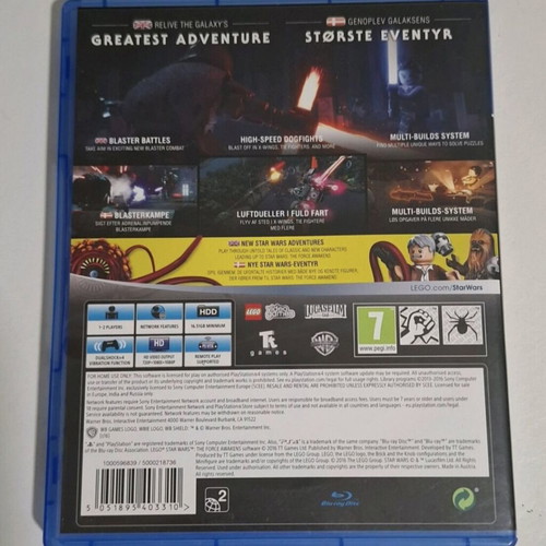 Lego Star Wars The Force Awakens PS4 game used