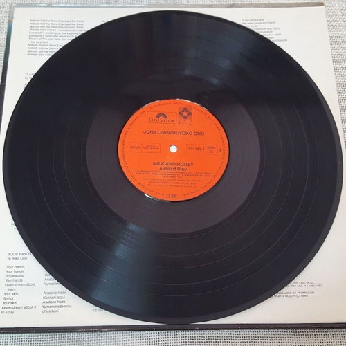 John Lennon & Yoko Ono Milk And Honey LP used, Rock, Germany 1984